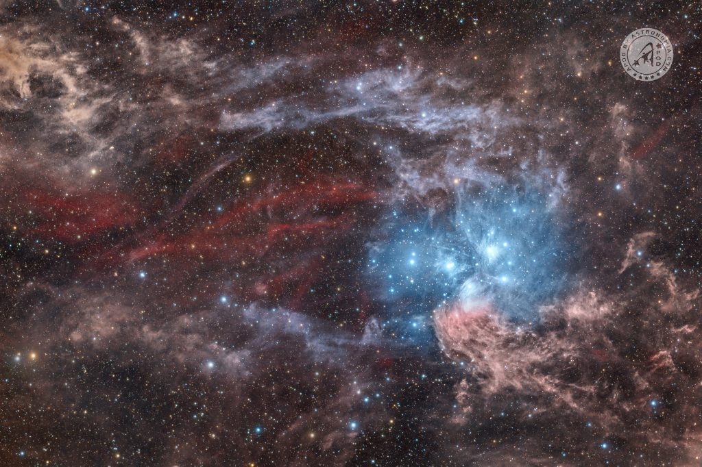 Le Pleiadi In Hoorgb Apod By Astronomia