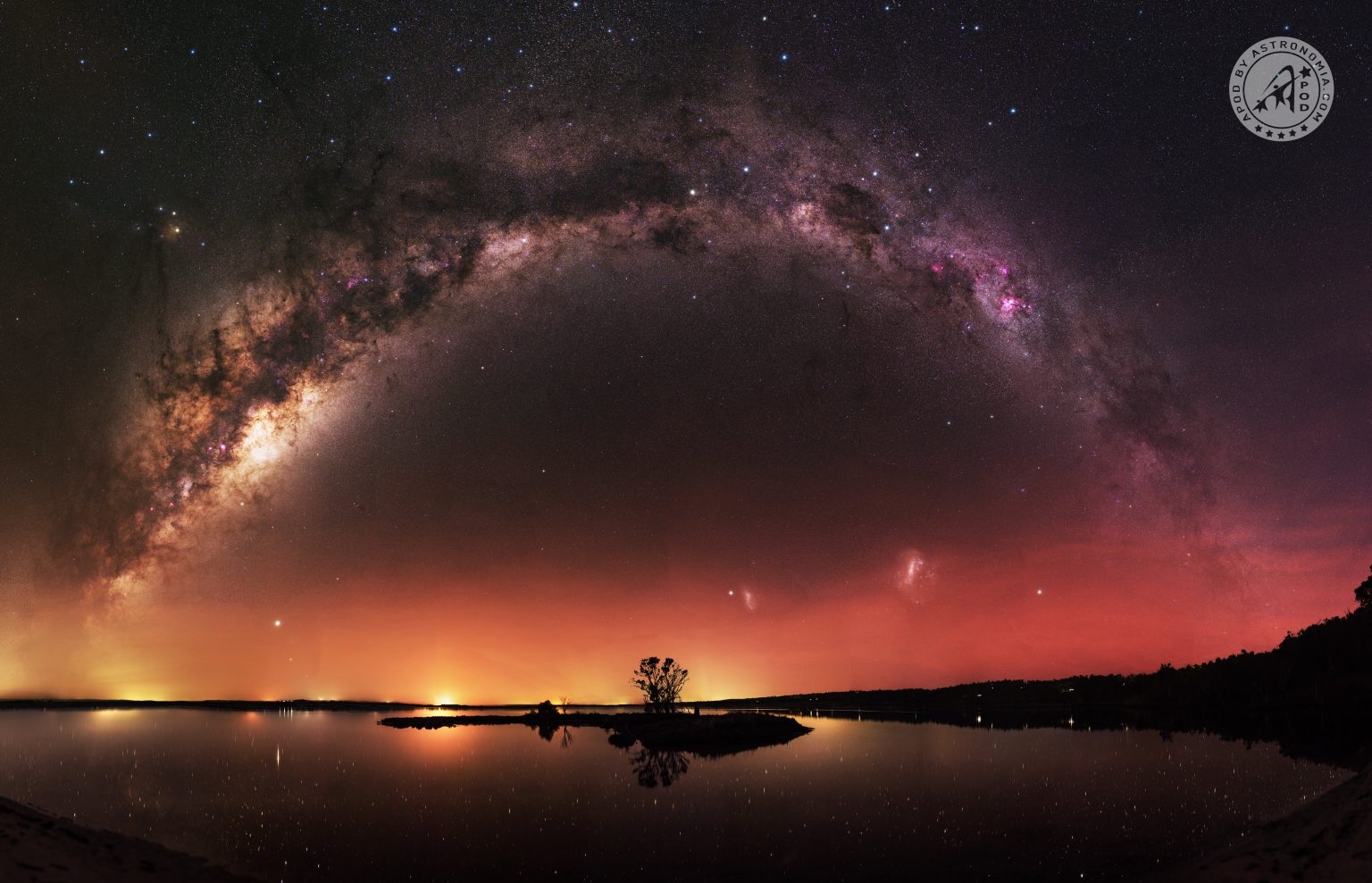 Via Lattea a Island Point - APOD by Astronomia.com