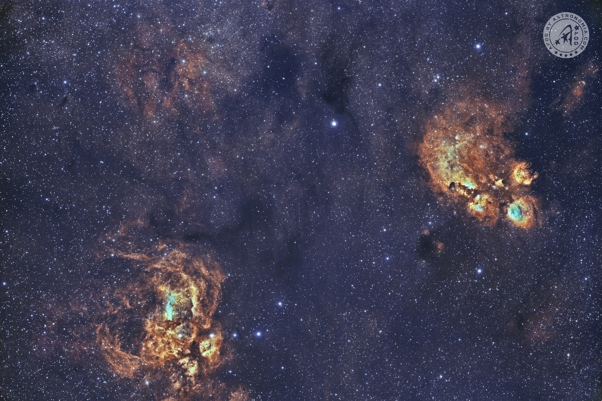 NGC 6357e NGC 6334