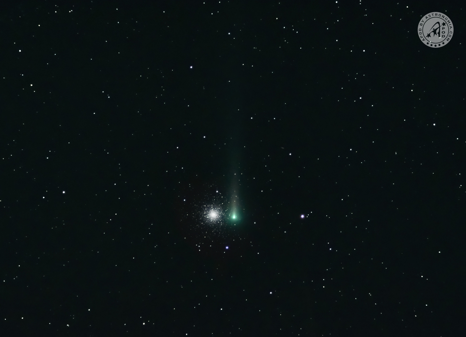 Cometa Leonard e ammasso M3