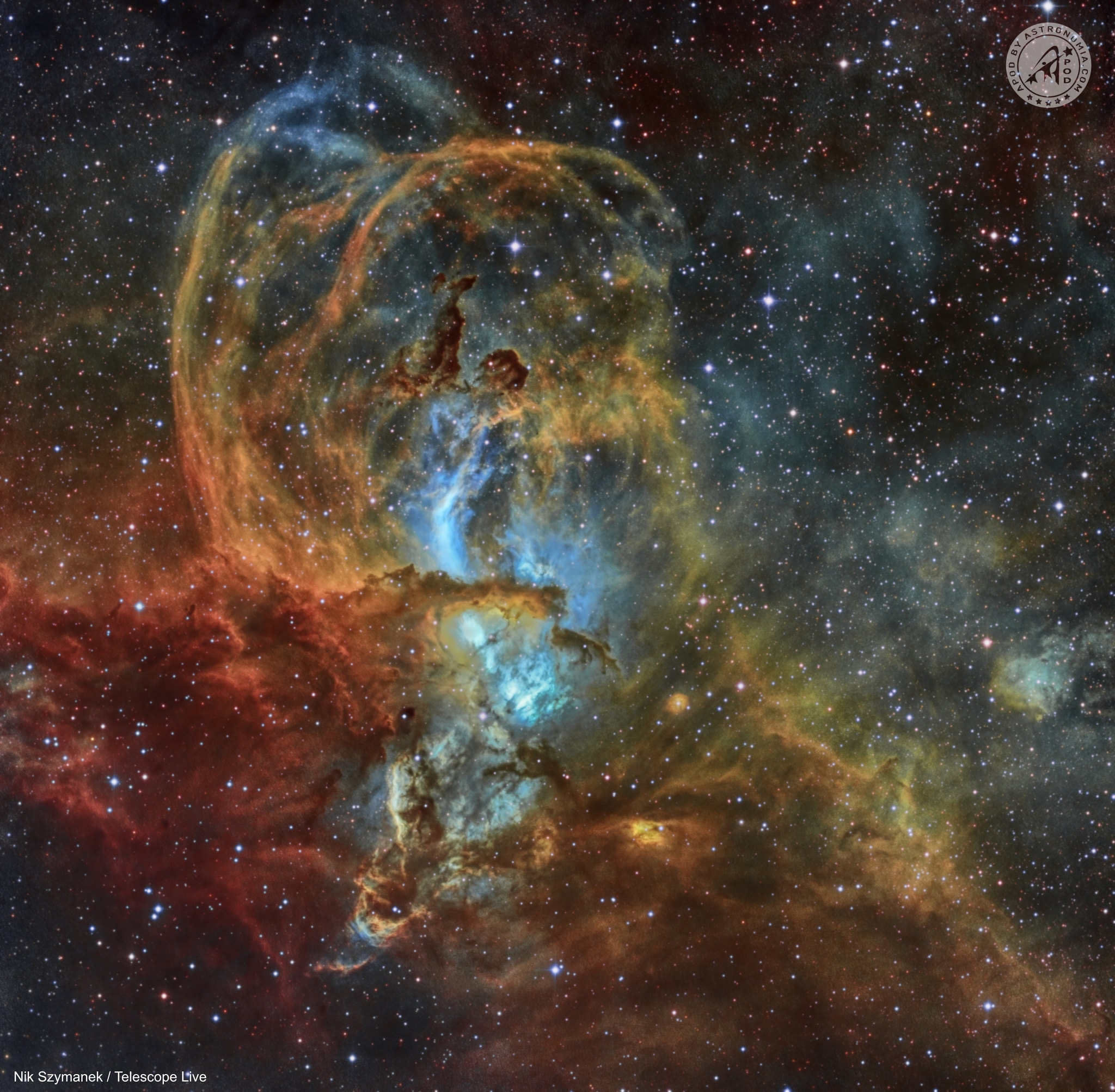 La Statua della Libertà – NGC 3576