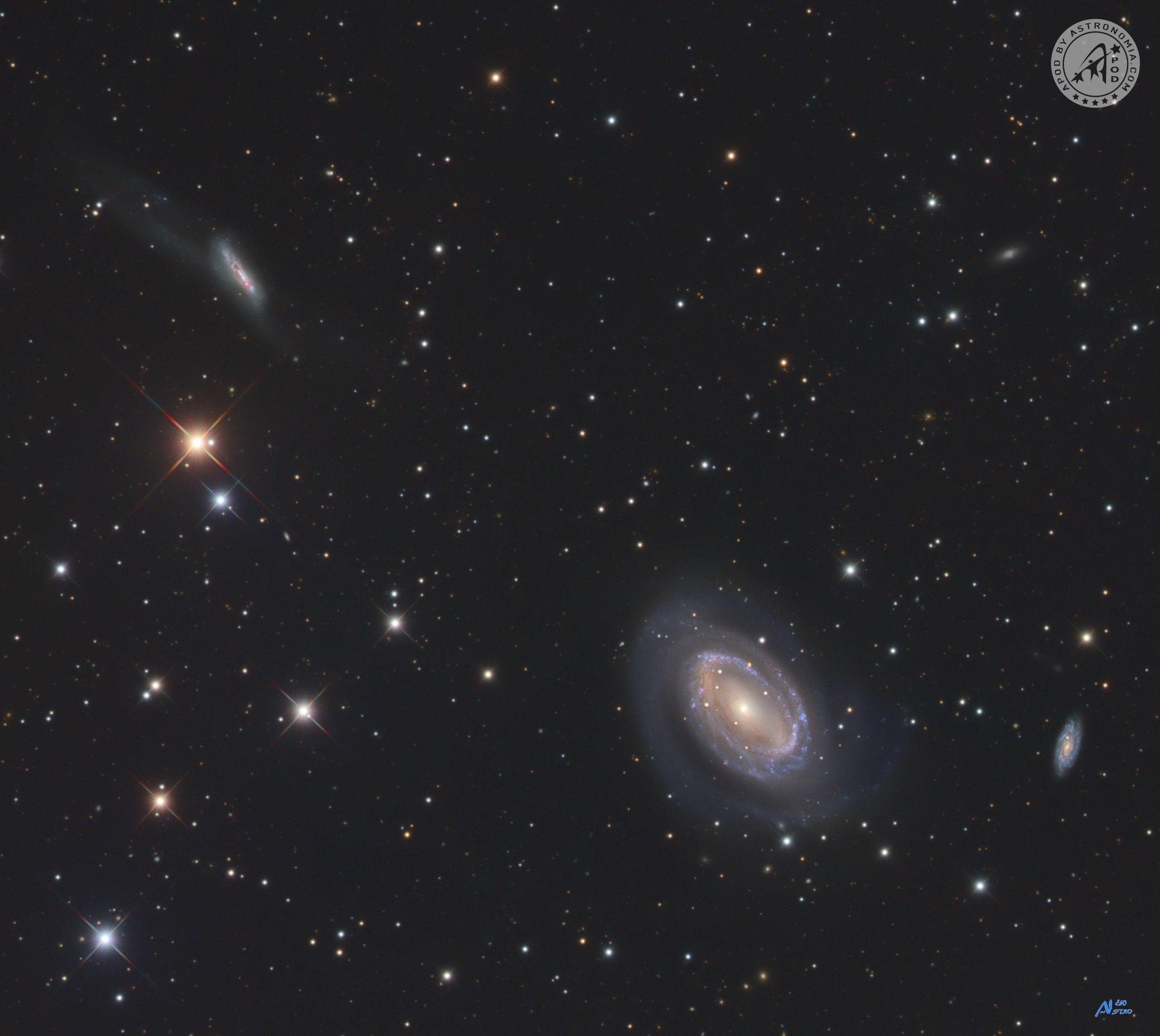 NGC 4725: la Galassia con un solo braccio