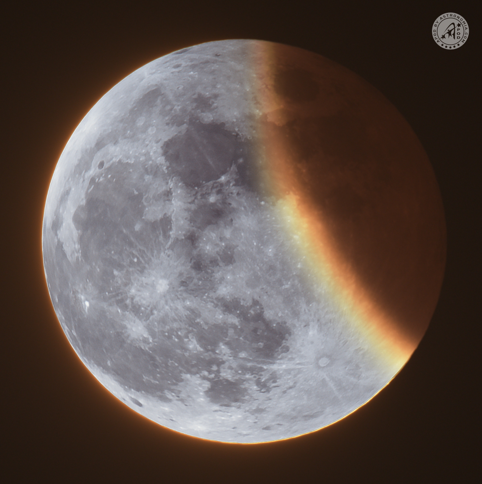 Eclissi di Luna in HDR