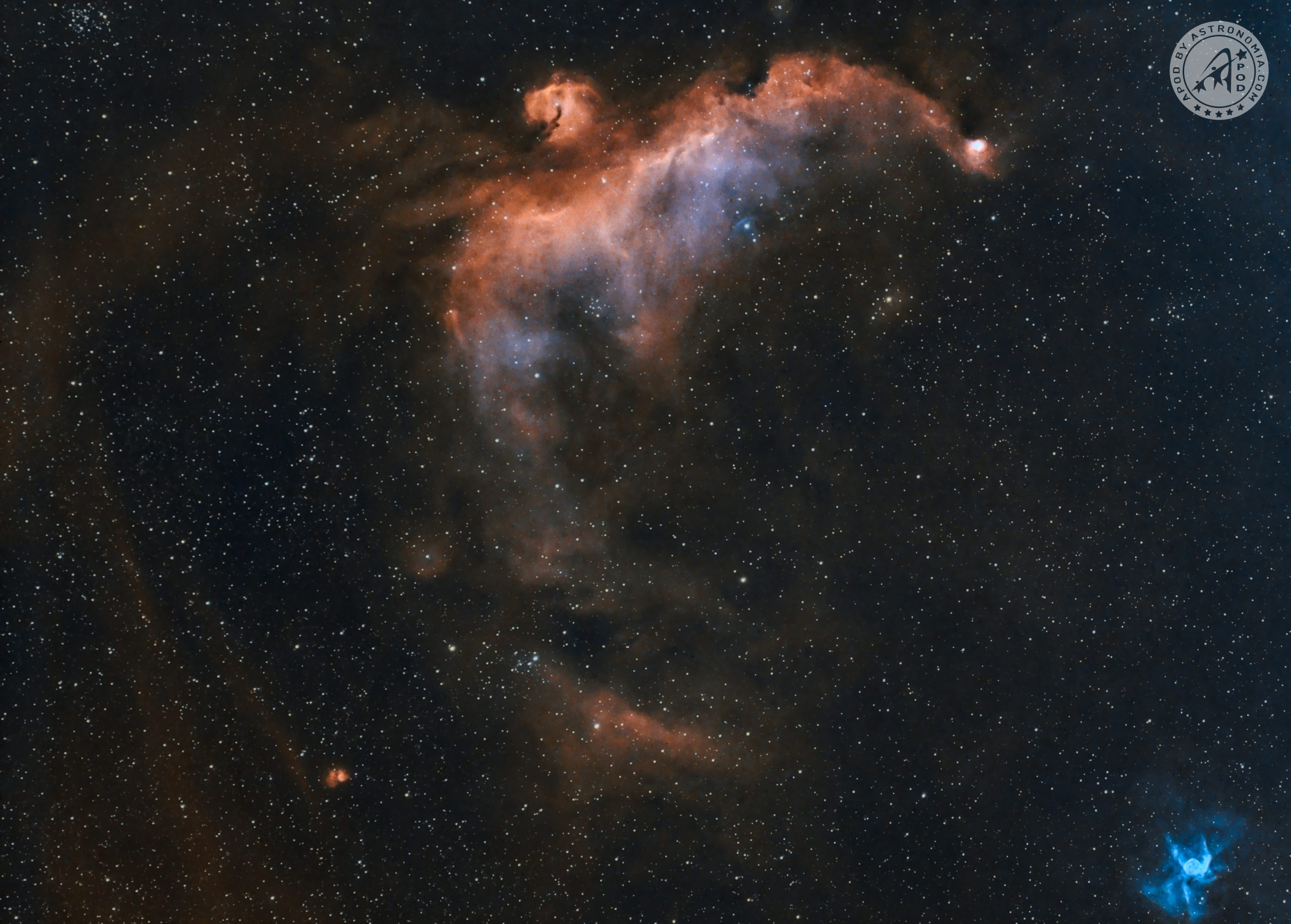 Nebulosa Gabbiano e Elmo di Thor