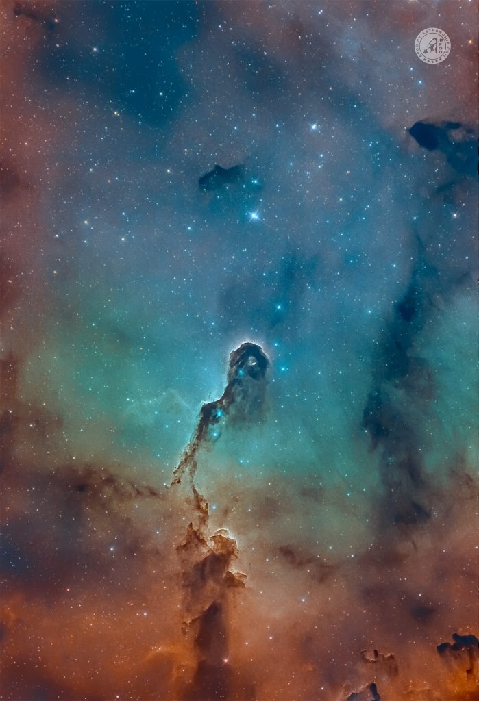 Nebulosa Proboscide Di Elefante E Ammasso Ic Apod By Astronomia Com