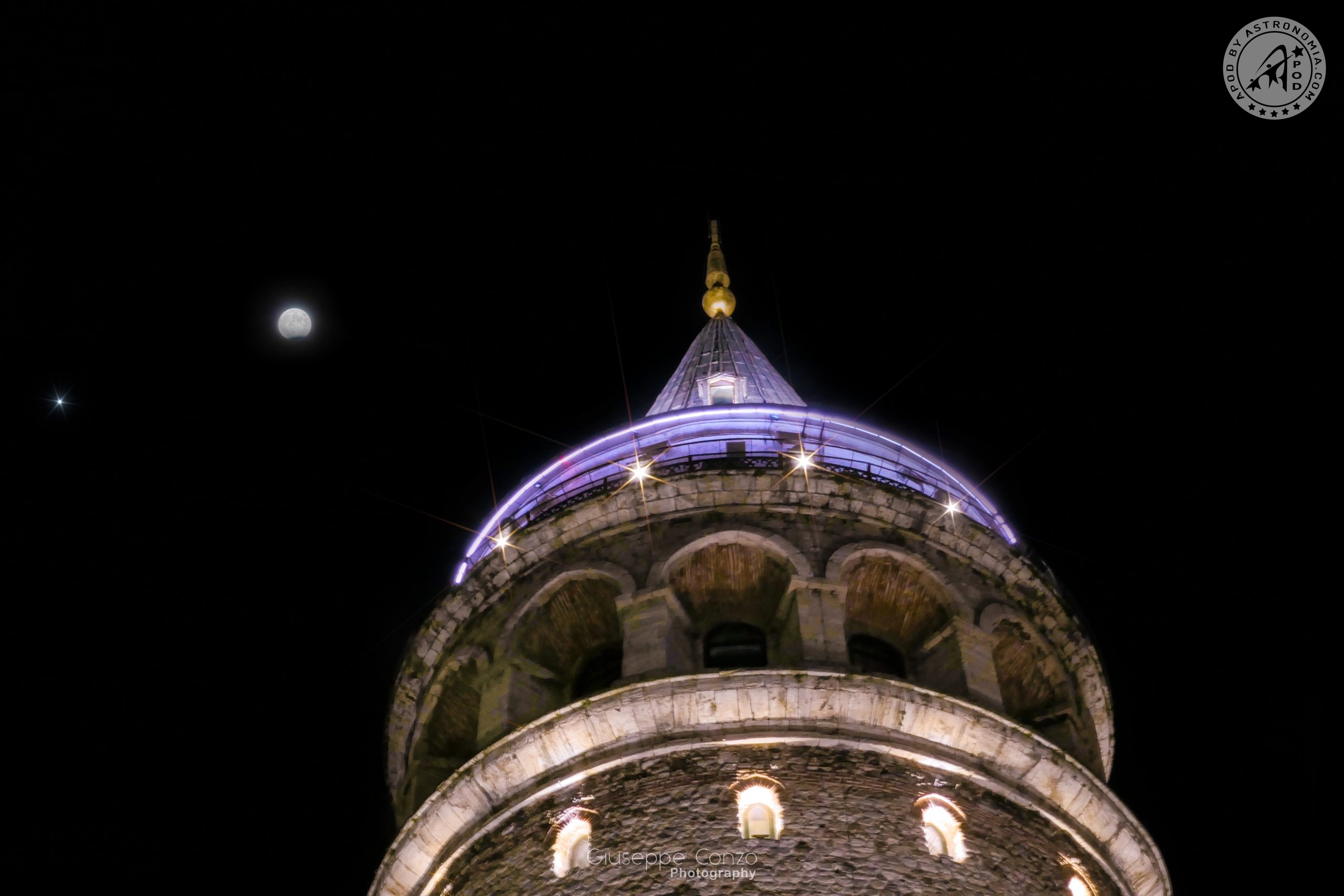 Eclissi parziale di Luna da Istanbul