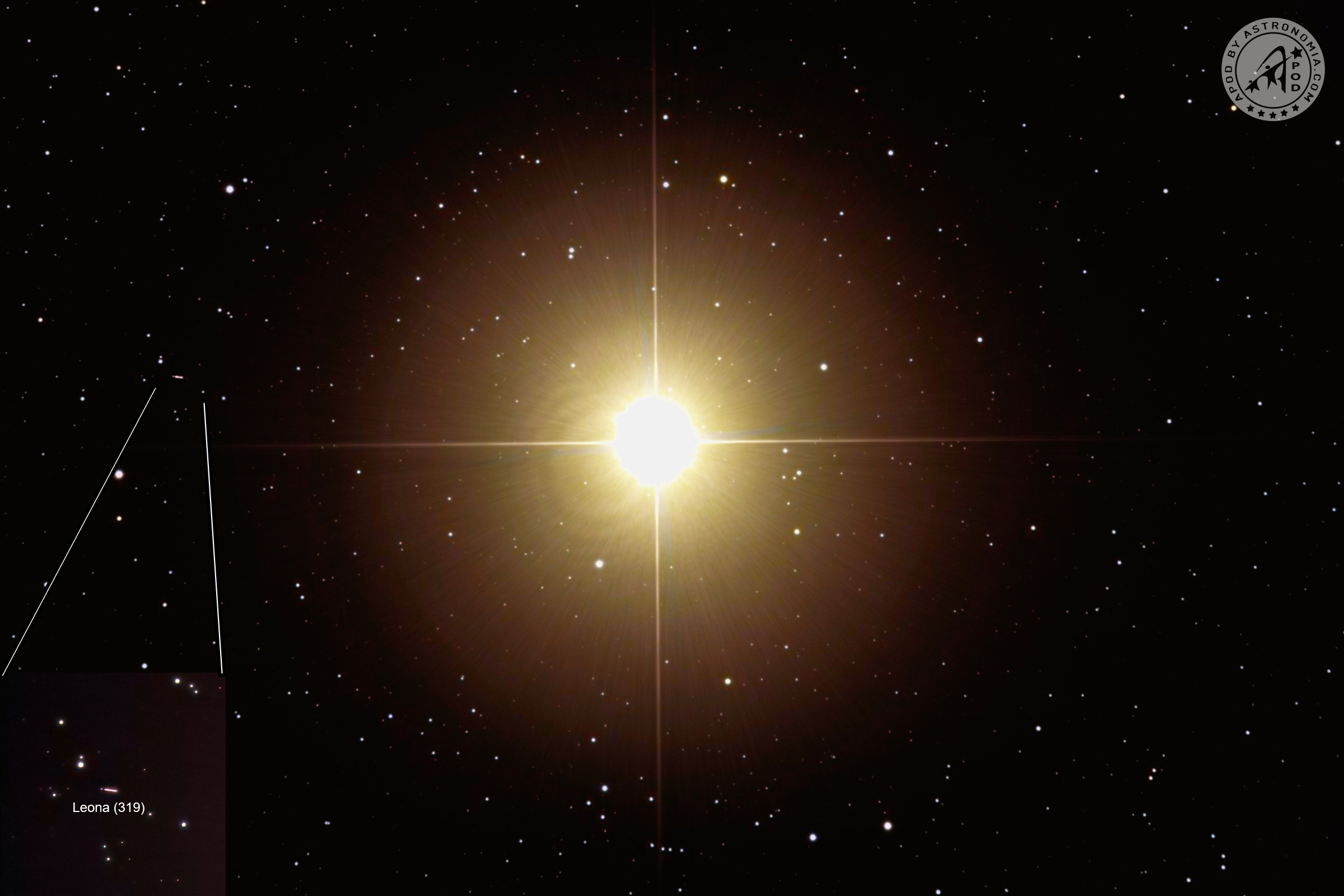 L’Asteroide Leona si avvicina a Betelgeuse
