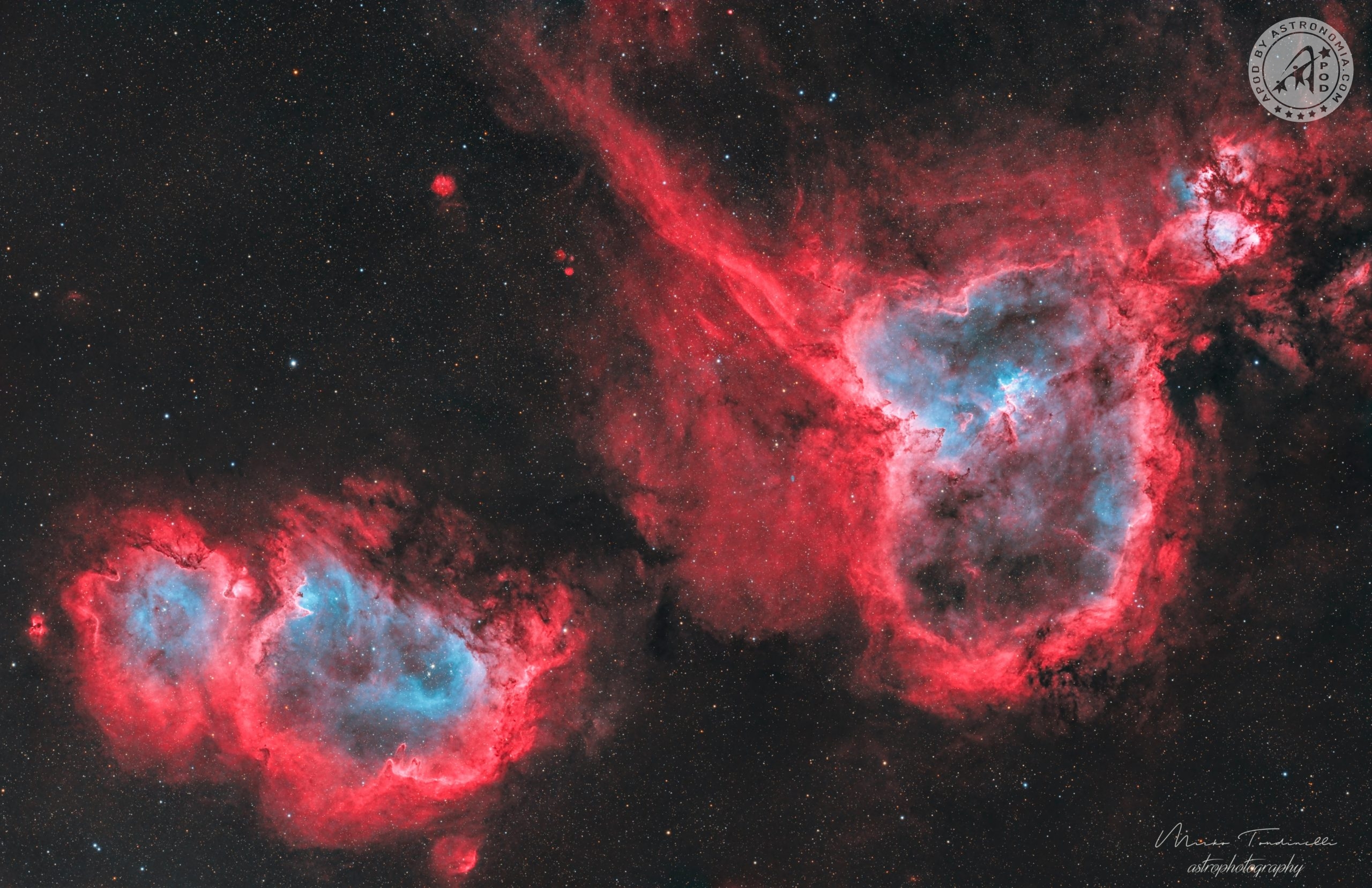 IC 1808 e IC 1848 Mosaico