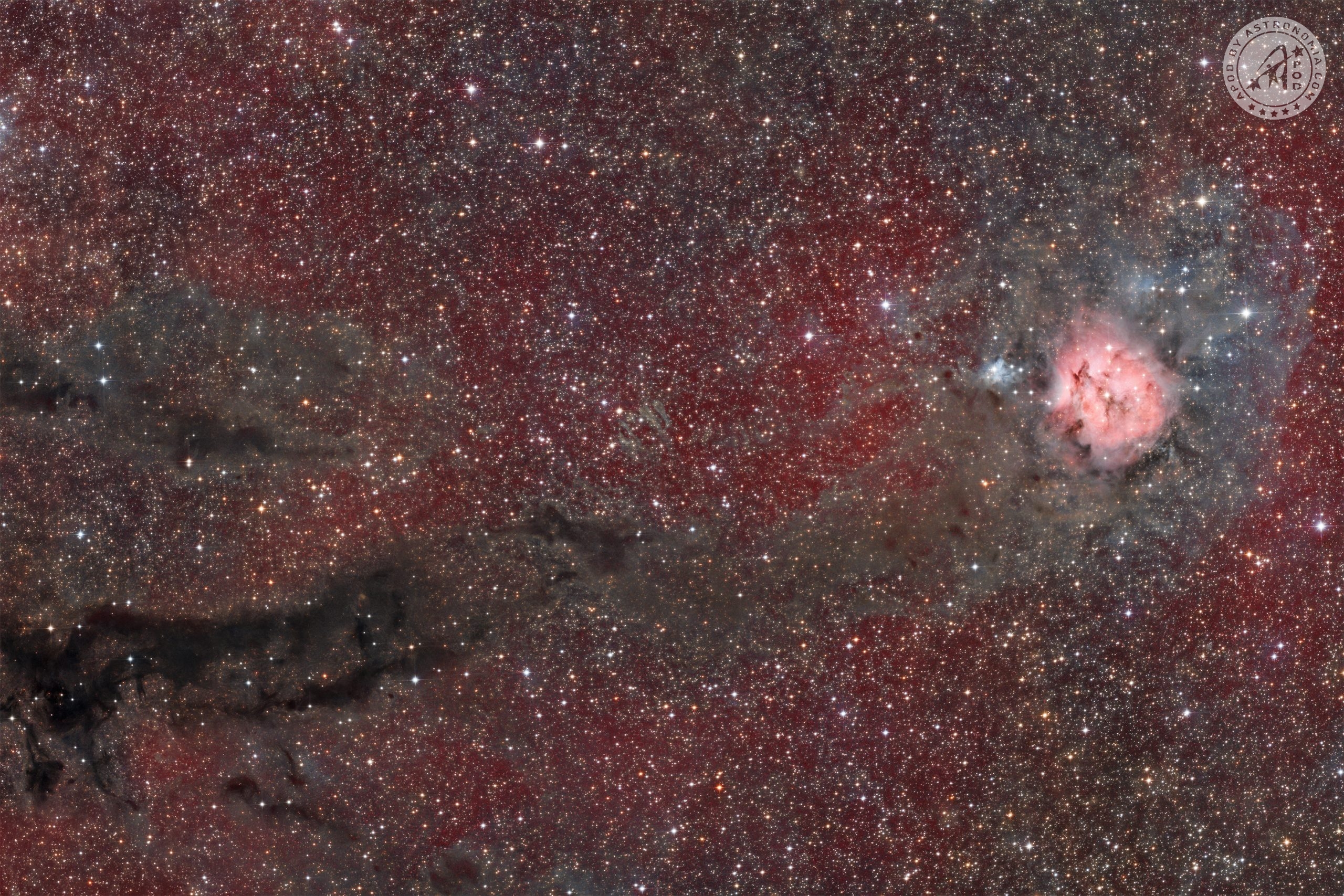 The Cocoon Nebula in HaRGB